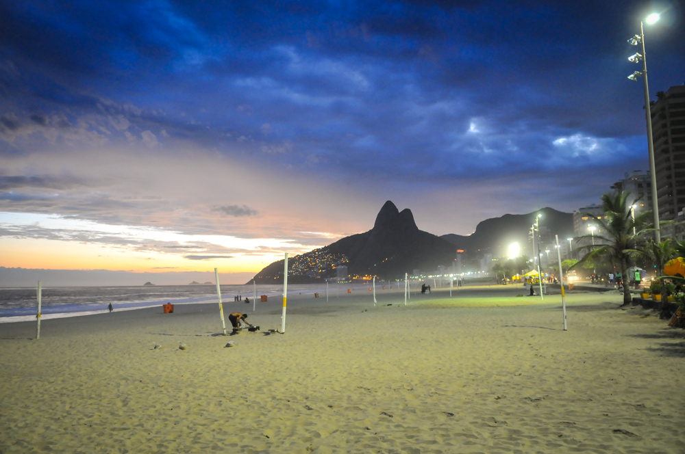 Ipanema at sunset